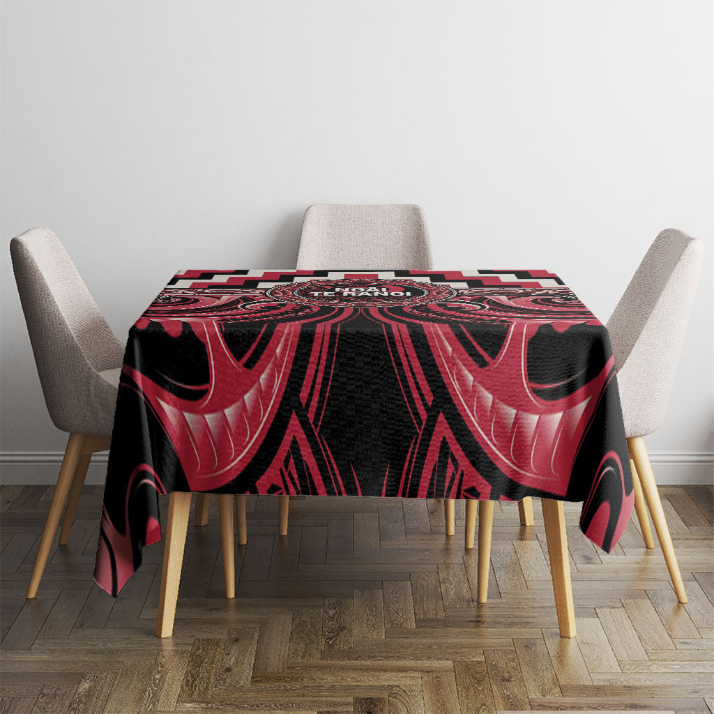 Aotearoa Ngai Te Rangi Tablecloth Maori Iwi Poutama Puhoro Tattoo LT14 - Polynesian Pride