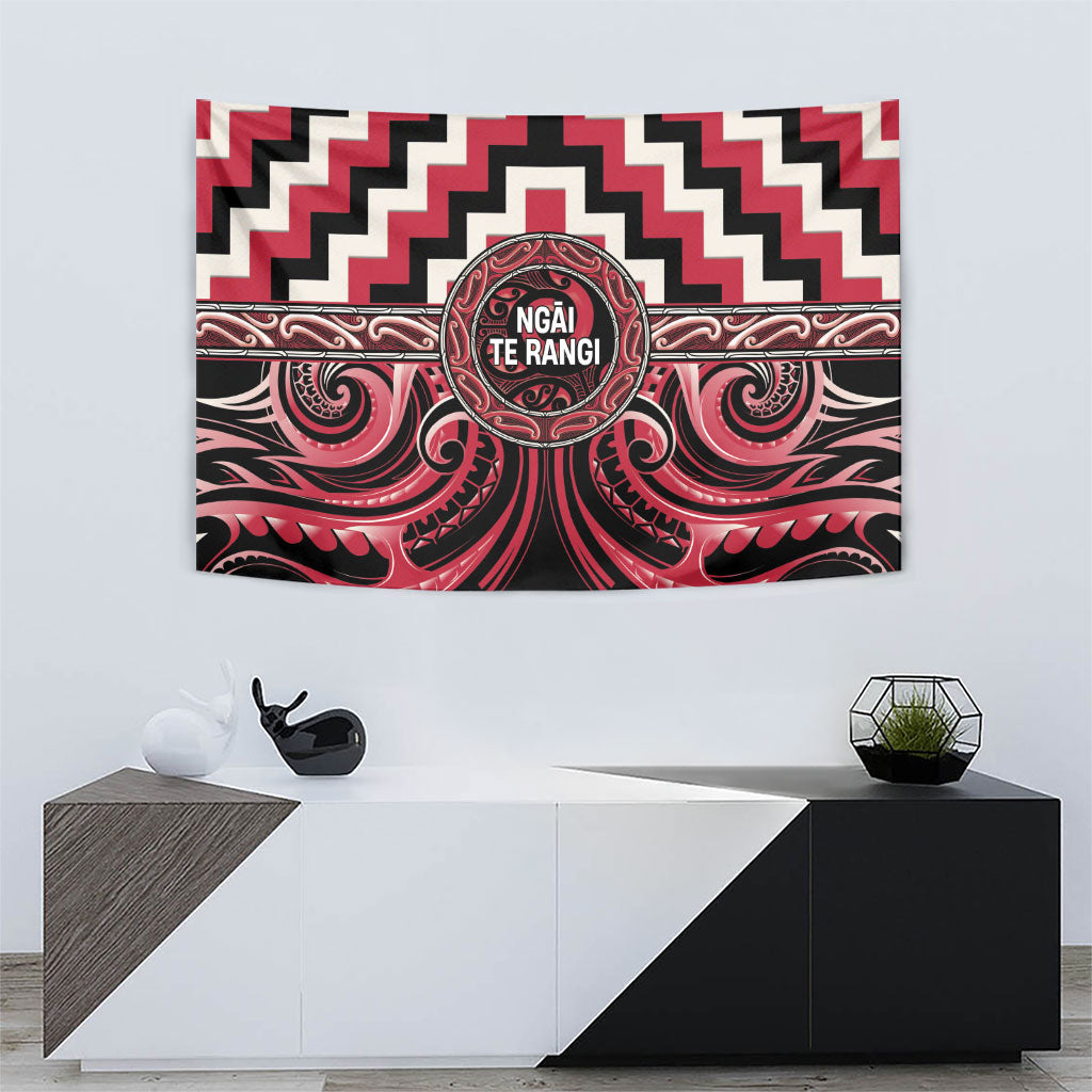Aotearoa Ngai Te Rangi Tapestry Maori Iwi Poutama Puhoro Tattoo LT14 - Polynesian Pride