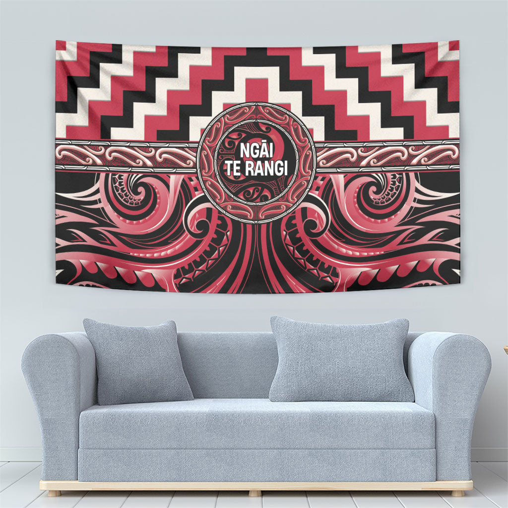 Aotearoa Ngai Te Rangi Tapestry Maori Iwi Poutama Puhoro Tattoo LT14 - Polynesian Pride