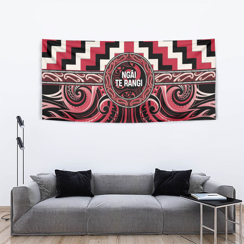 Aotearoa Ngai Te Rangi Tapestry Maori Iwi Poutama Puhoro Tattoo LT14 - Polynesian Pride