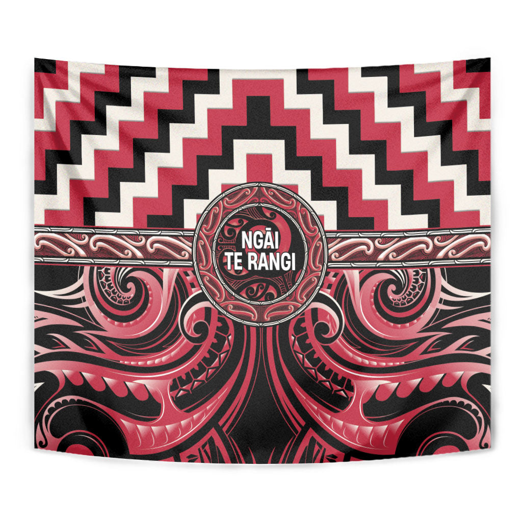 Aotearoa Ngai Te Rangi Tapestry Maori Iwi Poutama Puhoro Tattoo LT14 - Polynesian Pride