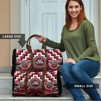 Aotearoa Ngai Te Rangi Travel Bag Maori Iwi Poutama Puhoro Tattoo LT14 - Polynesian Pride