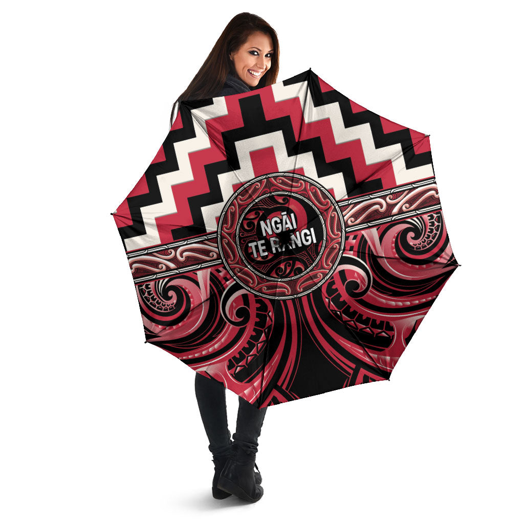 Aotearoa Ngai Te Rangi Umbrella Maori Iwi Poutama Puhoro Tattoo LT14 - Polynesian Pride