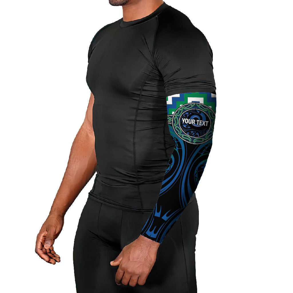 Aotearoa Ngati Ranginui Personalised Arm Sleeves Maori Iwi Poutama Puhoro Tattoo LT14 - Polynesian Pride