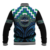 Aotearoa Ngati Ranginui Personalised Baseball Jacket Maori Iwi Poutama Puhoro Tattoo LT14 - Polynesian Pride