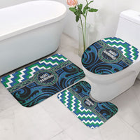 Aotearoa Ngati Ranginui Bathroom Set Maori Iwi Poutama Puhoro Tattoo LT14 - Polynesian Pride