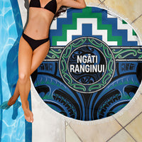 Aotearoa Ngati Ranginui Beach Blanket Maori Iwi Poutama Puhoro Tattoo LT14 - Polynesian Pride
