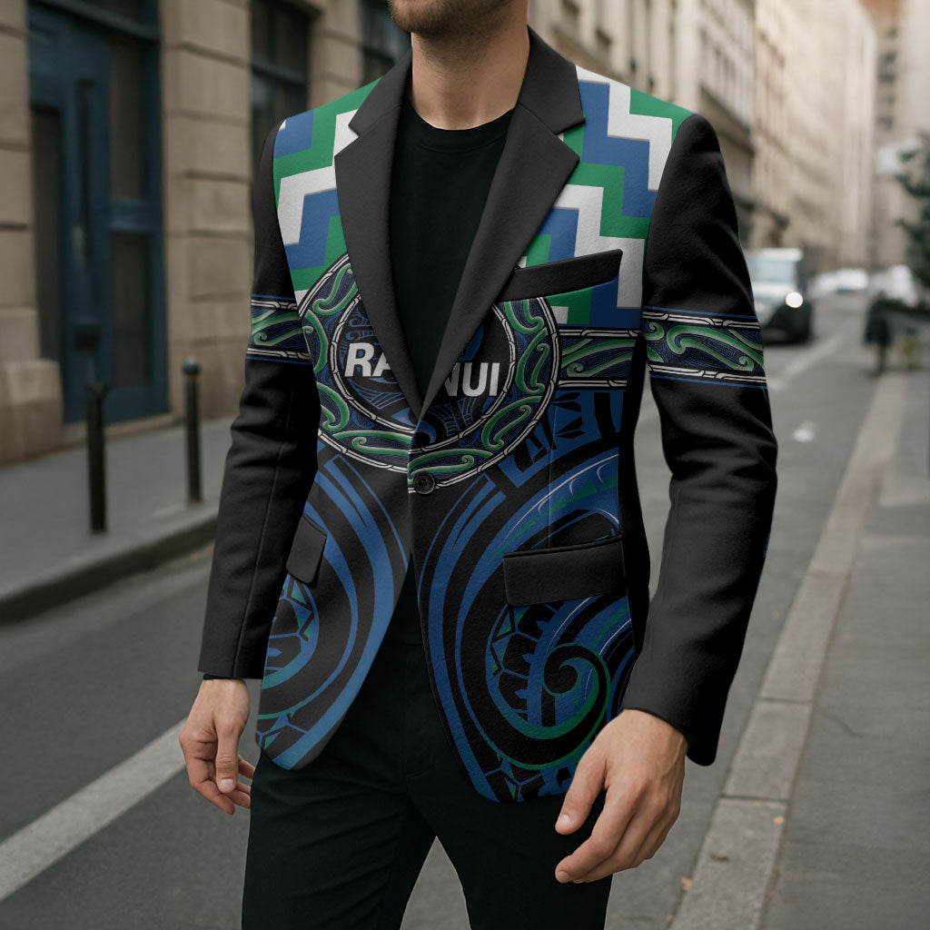 Aotearoa Ngati Ranginui Personalised Blazer Maori Iwi Poutama Puhoro Tattoo LT14 - Polynesian Pride