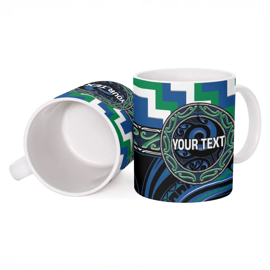 Aotearoa Ngati Ranginui Personalised Ceramic Mug Maori Iwi Poutama Puhoro Tattoo LT14 - Polynesian Pride