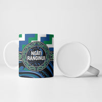Aotearoa Ngati Ranginui Personalised Ceramic Mug Maori Iwi Poutama Puhoro Tattoo LT14 - Polynesian Pride