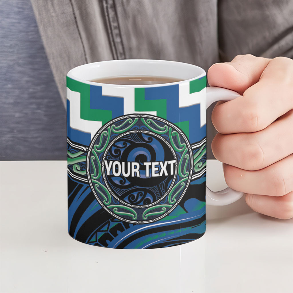 Aotearoa Ngati Ranginui Personalised Ceramic Mug Maori Iwi Poutama Puhoro Tattoo LT14 - Polynesian Pride