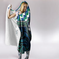Aotearoa Ngati Ranginui Hooded Blanket Maori Iwi Poutama Puhoro Tattoo LT14 - Polynesian Pride