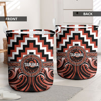 Aotearoa Tapuika Laundry Basket Maori Iwi Poutama Puhoro Tattoo LT14 - Polynesian Pride