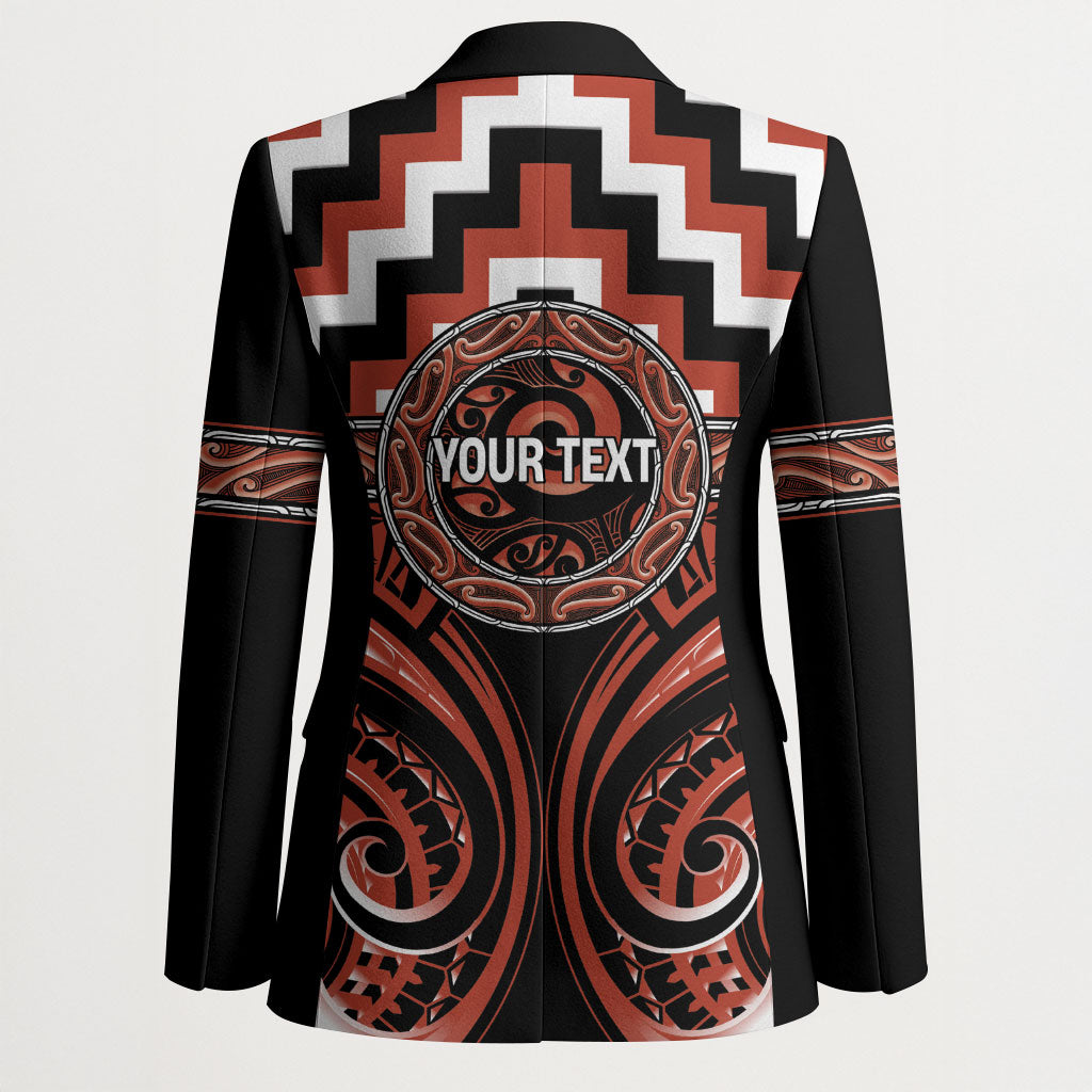 Aotearoa Tapuika Personalised Blazer Maori Iwi Poutama Puhoro Tattoo LT14 - Polynesian Pride