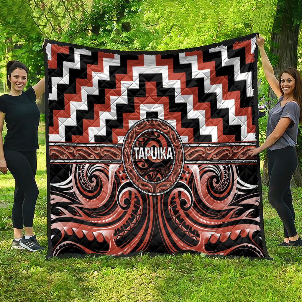 Aotearoa Tapuika Quilt Maori Iwi Poutama Puhoro Tattoo LT14 - Polynesian Pride