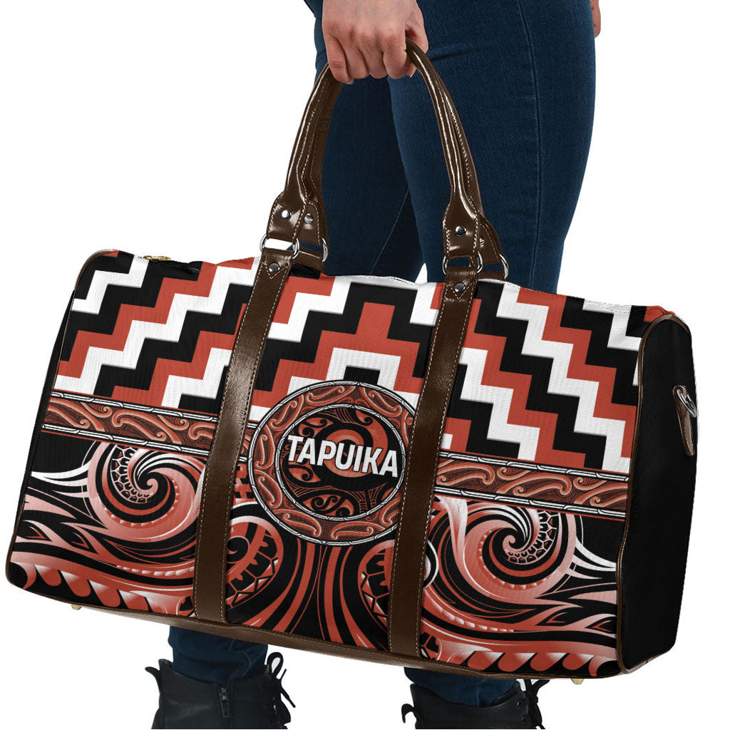 Aotearoa Tapuika Travel Bag Maori Iwi Poutama Puhoro Tattoo LT14 - Polynesian Pride