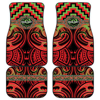 Aotearoa Ngati Maru Personalised Car Mats Maori Iwi Poutama Puhoro Tattoo LT14 - Polynesian Pride