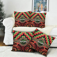 Aotearoa Ngati Maru Pillow Cover Maori Iwi Poutama Puhoro Tattoo LT14 - Polynesian Pride