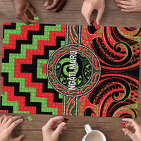 Aotearoa Ngati Maru Puzzle Maori Iwi Poutama Puhoro Tattoo LT14 - Polynesian Pride