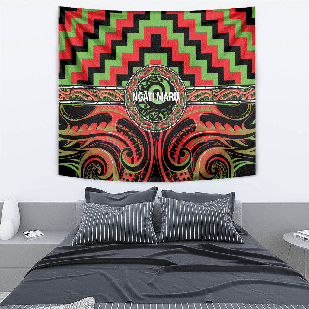 Aotearoa Ngati Maru Tapestry Maori Iwi Poutama Puhoro Tattoo LT14 - Polynesian Pride