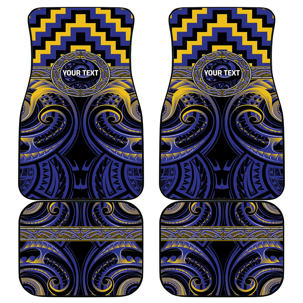 Aotearoa Ngati Raukawa Personalised Car Mats Maori Iwi Poutama Puhoro Tattoo LT14 - Polynesian Pride