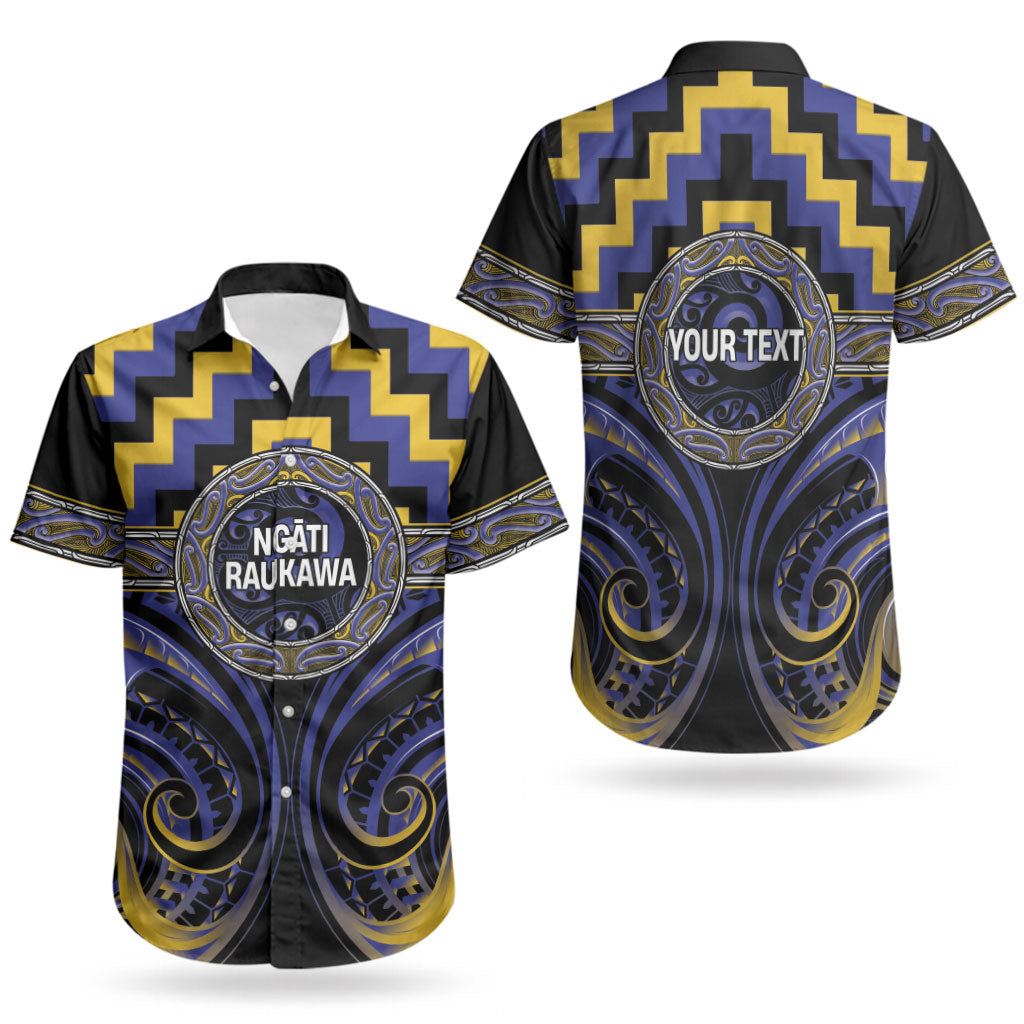 Aotearoa Ngati Raukawa Personalised Couples Matching Off Shoulder Maxi Dress and Hawaiian Shirt Maori Iwi Poutama Puhoro Tattoo LT14 - Polynesian Pride