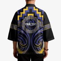Aotearoa Ngati Raukawa Personalised Kimono Maori Iwi Poutama Puhoro Tattoo LT14 - Polynesian Pride