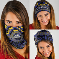 Aotearoa Ngati Raukawa Neck Gaiter Maori Iwi Poutama Puhoro Tattoo LT14 - Polynesian Pride