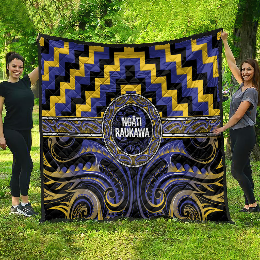 Aotearoa Ngati Raukawa Quilt Maori Iwi Poutama Puhoro Tattoo LT14 - Polynesian Pride