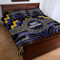 Aotearoa Ngati Raukawa Quilt Bed Set Maori Iwi Poutama Puhoro Tattoo LT14 - Polynesian Pride