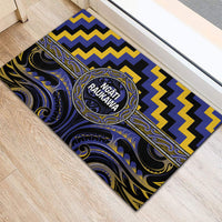 Aotearoa Ngati Raukawa Rubber Doormat Maori Iwi Poutama Puhoro Tattoo LT14 - Polynesian Pride
