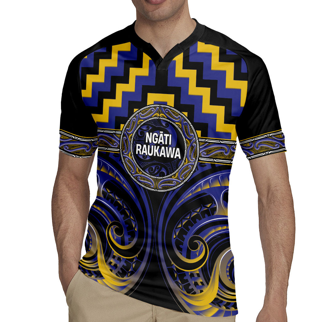 Aotearoa Ngati Raukawa Personalised Rugby Jersey Maori Iwi Poutama Puhoro Tattoo LT14 - Polynesian Pride