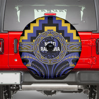 Aotearoa Ngati Raukawa Spare Tire Cover Maori Iwi Poutama Puhoro Tattoo LT14 - Polynesian Pride