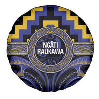 Aotearoa Ngati Raukawa Spare Tire Cover Maori Iwi Poutama Puhoro Tattoo LT14 - Polynesian Pride