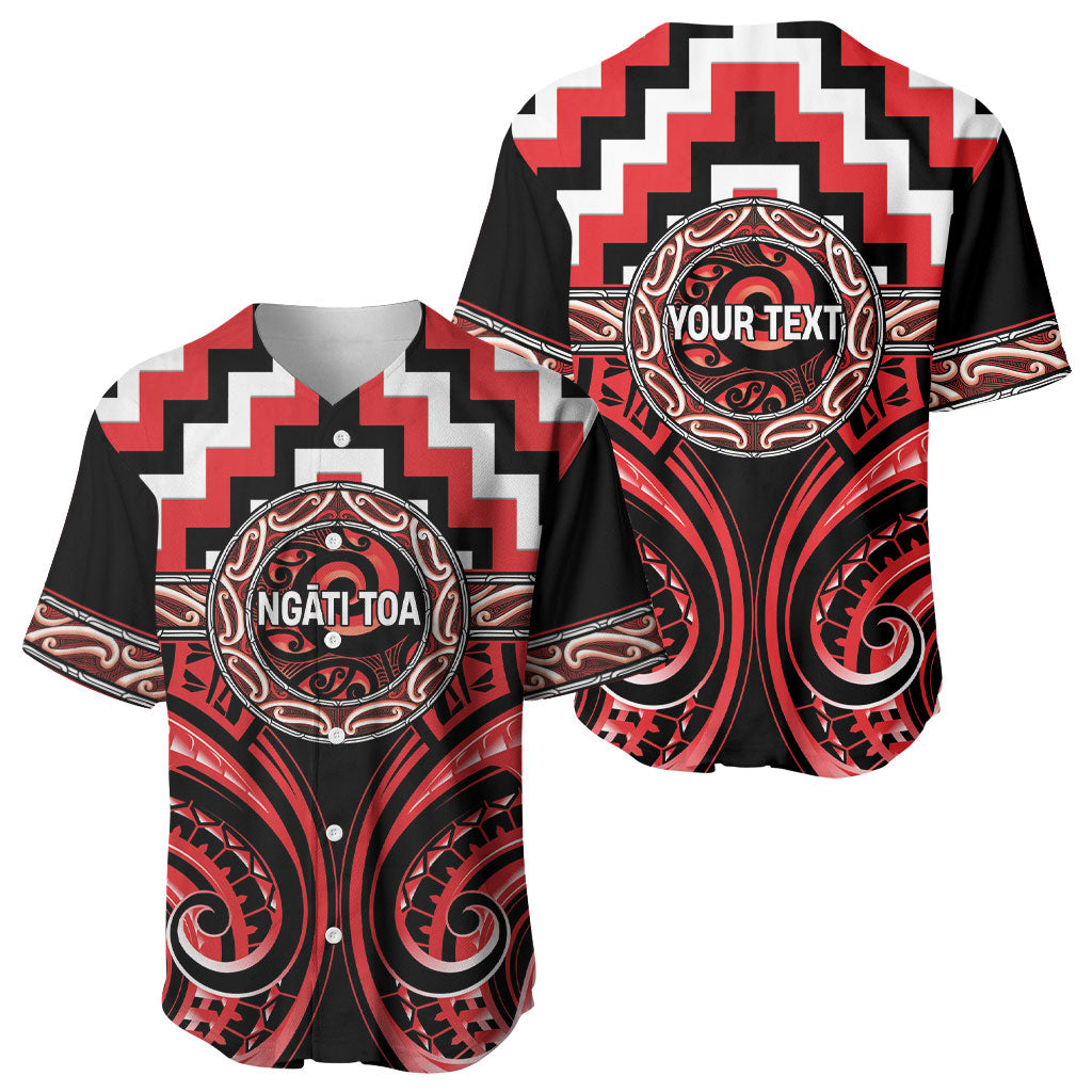 Aotearoa Ngati Toa Personalised Baseball Jersey Maori Iwi Poutama Puhoro Tattoo LT14 - Polynesian Pride