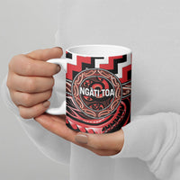 Aotearoa Ngati Toa Personalised Ceramic Mug Maori Iwi Poutama Puhoro Tattoo LT14 - Polynesian Pride