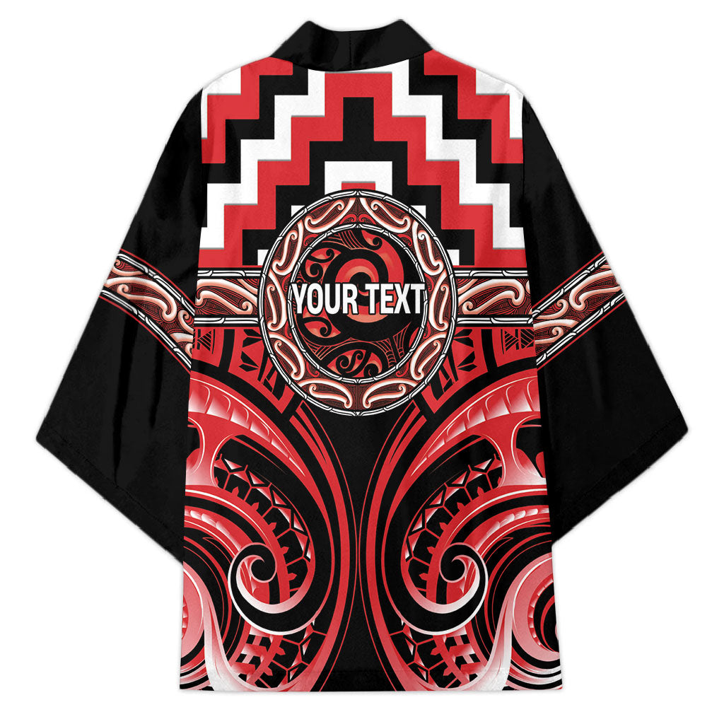 Aotearoa Ngati Toa Personalised Kimono Maori Iwi Poutama Puhoro Tattoo LT14 - Polynesian Pride