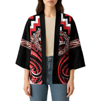 Aotearoa Ngati Toa Personalised Kimono Maori Iwi Poutama Puhoro Tattoo LT14 - Polynesian Pride