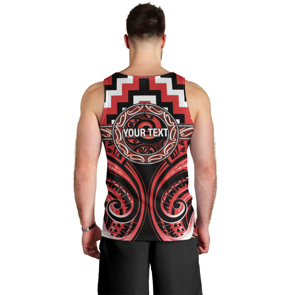 Aotearoa Ngati Toa Personalised Men Tank Top Maori Iwi Poutama Puhoro Tattoo LT14 - Polynesian Pride