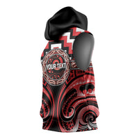Aotearoa Ngati Toa Personalised Sleeveless Hoodie Maori Iwi Poutama Puhoro Tattoo LT14 - Polynesian Pride