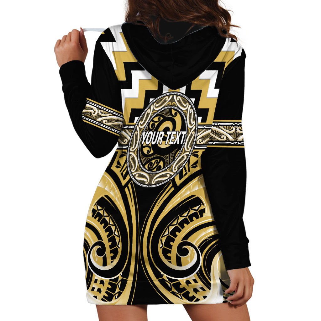 Aotearoa Ngati Tama Personalised Hoodie Dress Maori Iwi Poutama Puhoro Tattoo LT14 - Polynesian Pride