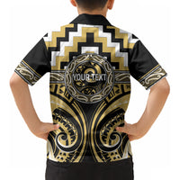 Aotearoa Ngati Tama Personalised Kid Hawaiian Shirt Maori Iwi Poutama Puhoro Tattoo LT14 - Polynesian Pride