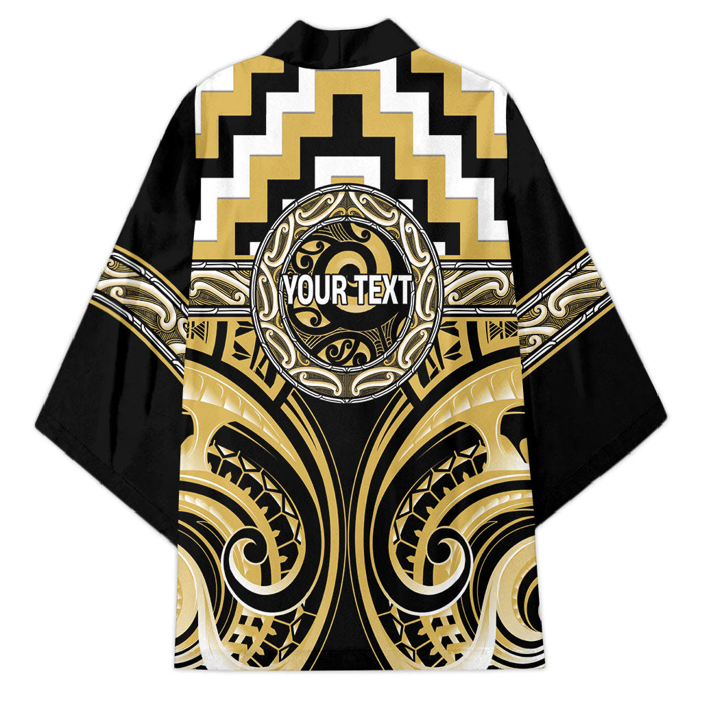 Aotearoa Ngati Tama Personalised Kimono Maori Iwi Poutama Puhoro Tattoo LT14 - Polynesian Pride