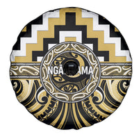 Aotearoa Ngati Tama Spare Tire Cover Maori Iwi Poutama Puhoro Tattoo LT14 - Polynesian Pride