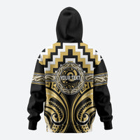 Aotearoa Ngati Tama Personalised Zip Hoodie Maori Iwi Poutama Puhoro Tattoo LT14 - Polynesian Pride