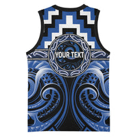 Aotearoa Ngati Ruanui Personalised Basketball Jersey Maori Iwi Poutama Puhoro Tattoo LT14 - Polynesian Pride