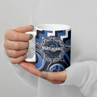 Aotearoa Ngati Ruanui Personalised Ceramic Mug Maori Iwi Poutama Puhoro Tattoo LT14 - Polynesian Pride
