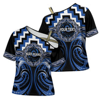 Aotearoa Ngati Ruanui Personalised Cross Shoulder Shirt Maori Iwi Poutama Puhoro Tattoo LT14 - Polynesian Pride