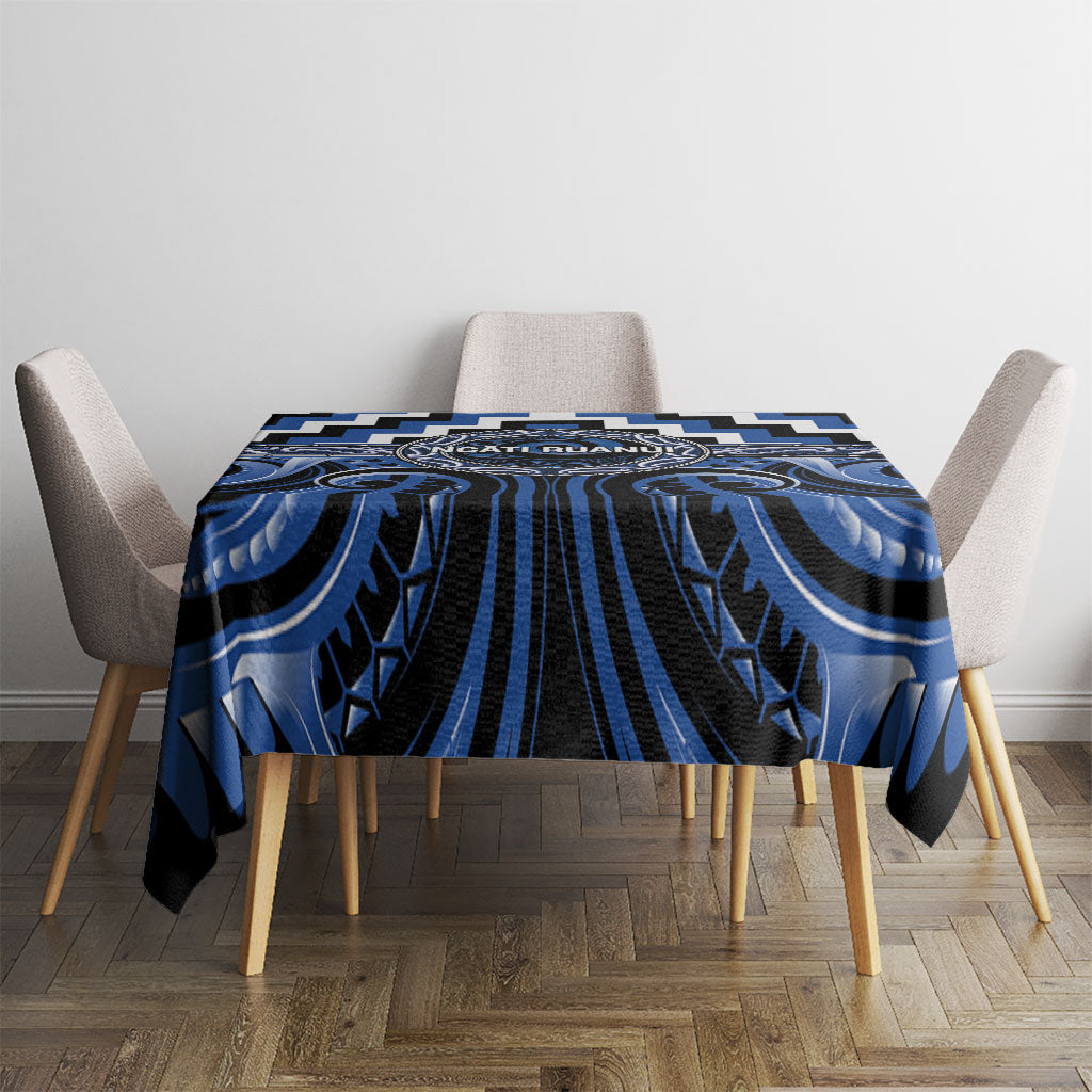 Aotearoa Ngati Ruanui Tablecloth Maori Iwi Poutama Puhoro Tattoo LT14 - Polynesian Pride