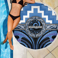 Aotearoa Ngaruahine Beach Blanket Maori Iwi Poutama Puhoro Tattoo LT14 - Polynesian Pride
